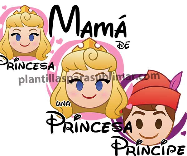  Aurora-Madre-e-hijos-Vector-Princesas