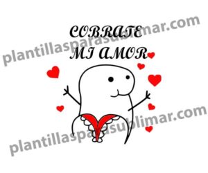 Cobrate-mi-amor-Flork-Plantilla-vector