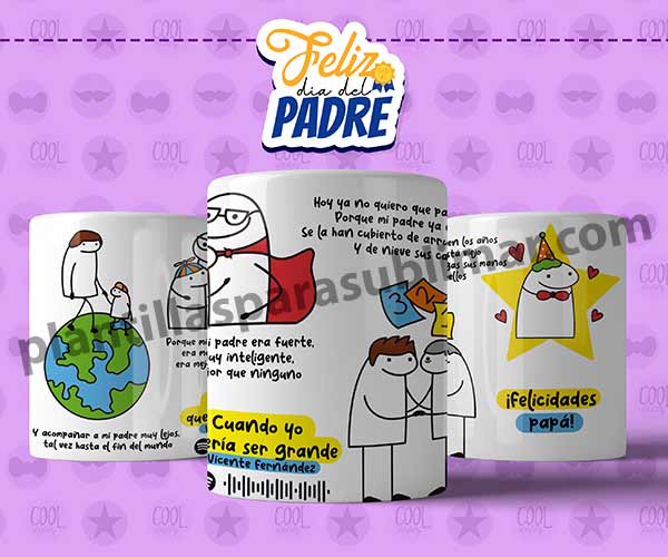 Flork-Cuando-yo-queria-ser-grande-Dia-del-padre – Plantillas para sublimar