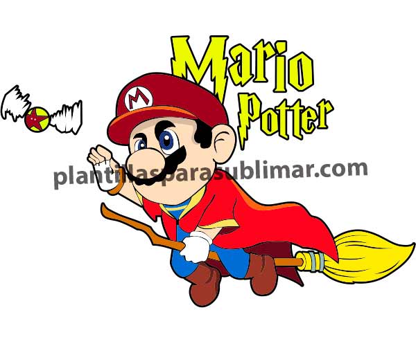  Mario-potter-Vector-Plantilla
