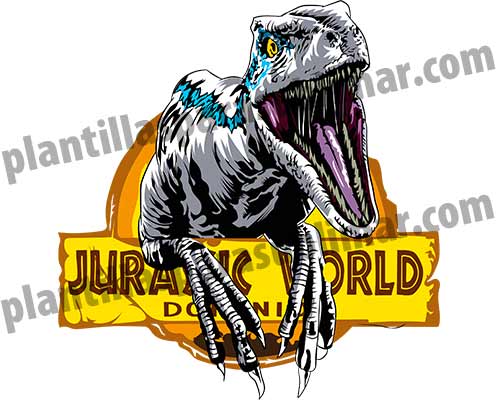  Jurassic-World-Vector,Corte-sublimacion