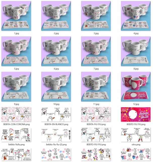 Bebito Fiu Fiu 12 Diseños Plantilla Membresia plus