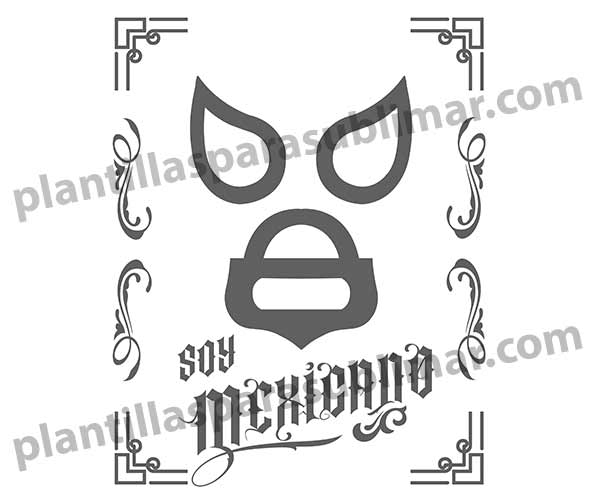 Mascaras-Lucha-libre-Mexicana-Vector