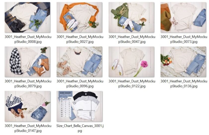 Mockup Playeras Color beige