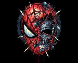 Spiderman-Impresion-DTF-Fondo negro