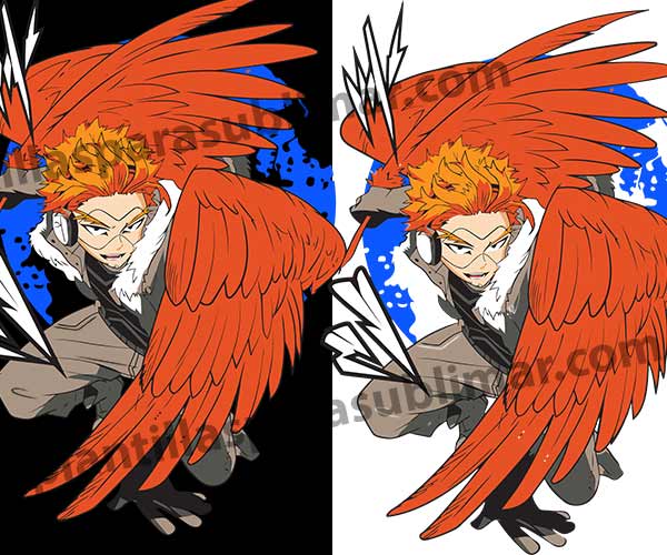 HAWKS-anime-vectir-CORTE-SUBLIMACION