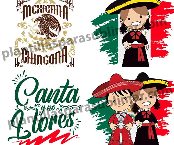 Plantillas-Fiestas-patrias-Mexico