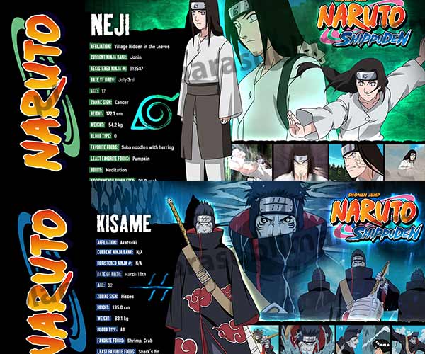 Plantillas-Naruto-Kisame-neji-Sublimar