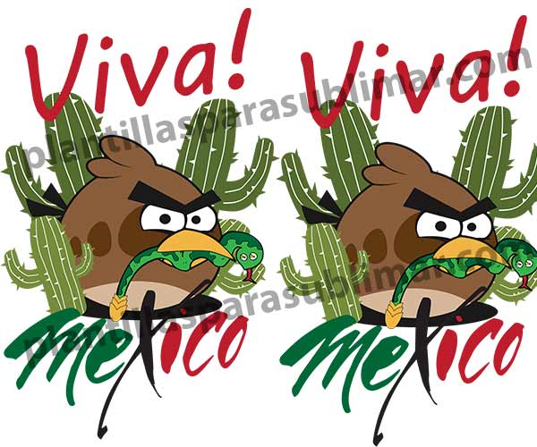 Viva-Mexico-Angri-Birds-Vector