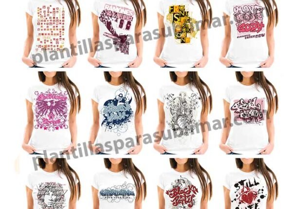 Vectores-Random para-Playeras V5 – Plantillas para sublimar