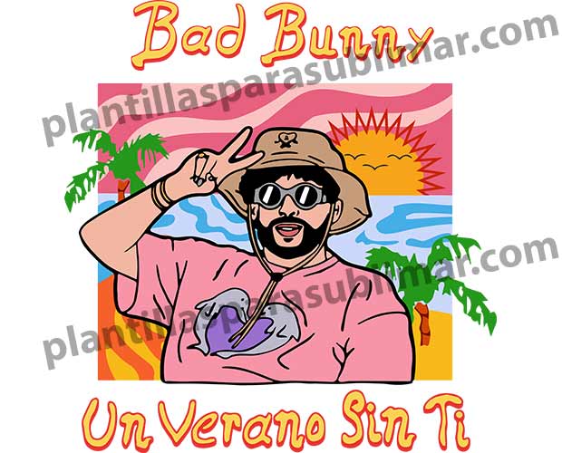 Bad-bunny-un-verano-sin-ti-Vector-PNG