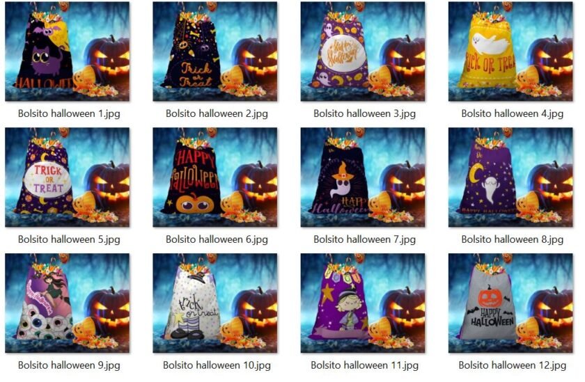 Bolsas Halloween Membresia Plus