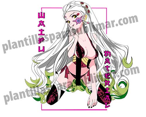 Daki-demon-slayer-PNG-Vector