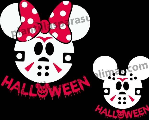 Jason-Mickey-Minnie-Hallowen-PNG-SVG