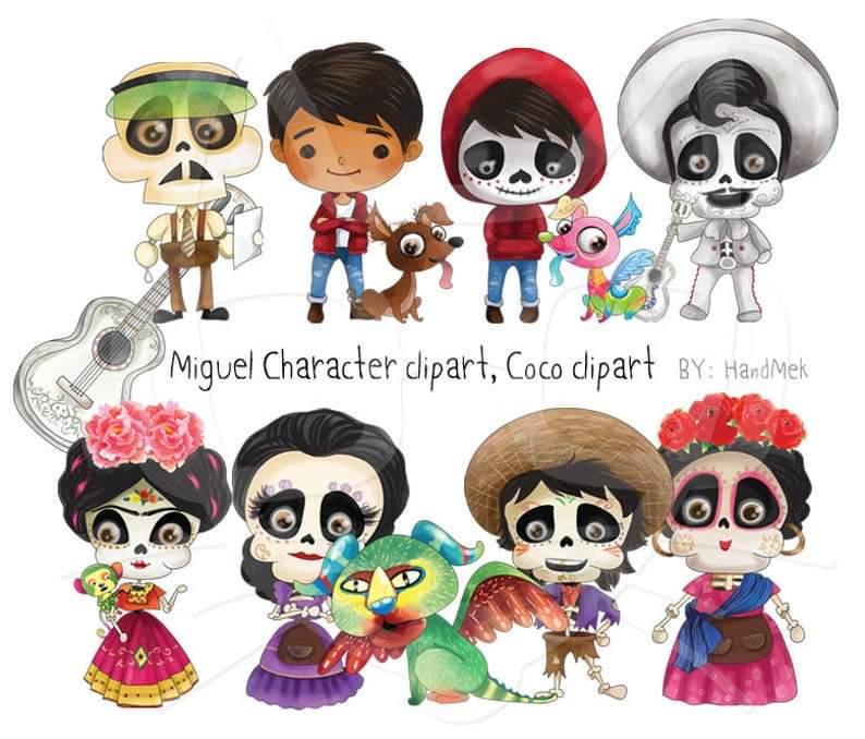 Personajes Coco PNG Clipart