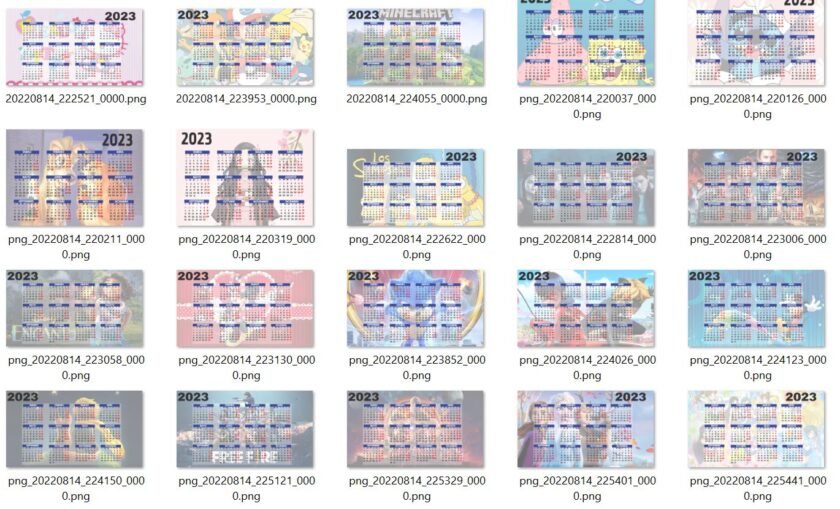 20 Calendarios Infantiles 2023