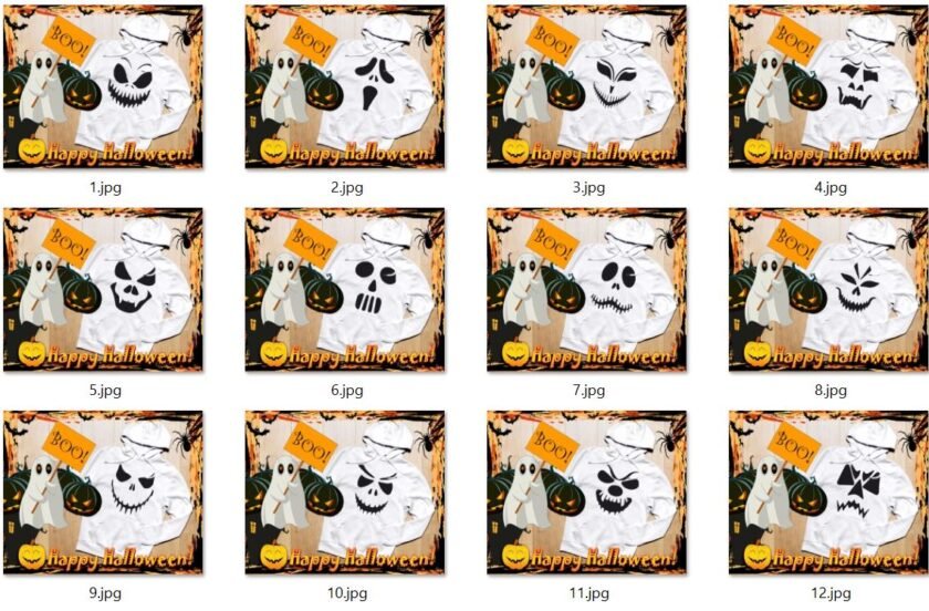 Vectores Fantasmas Halloween