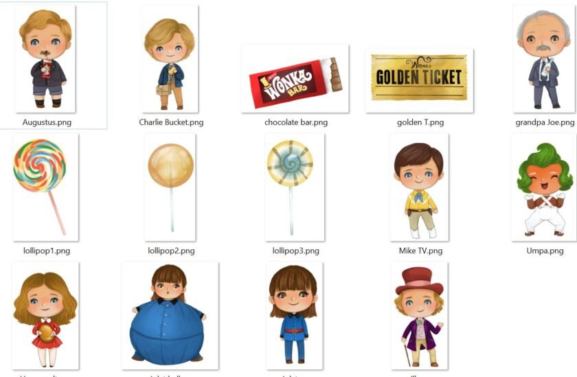 Willy Wonka y la fábrica ClipART PNG