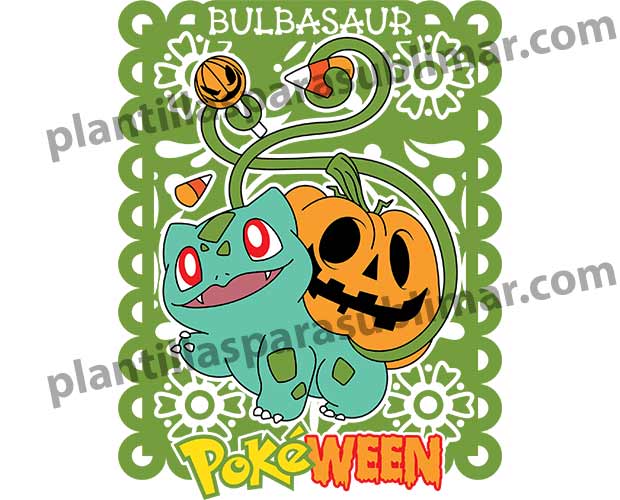 bULBASAUR-Pokeween-Vector-png