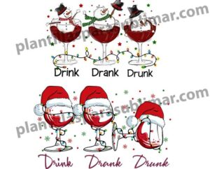 Copas-de-vino-Navidad-PNG