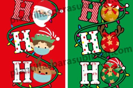 Ho-ho-ho-Navidad-esferas-cubrebocas