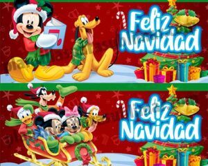 Navidad Mickey Y Sus Amigos Plantillas Plantillas Para Sublimar