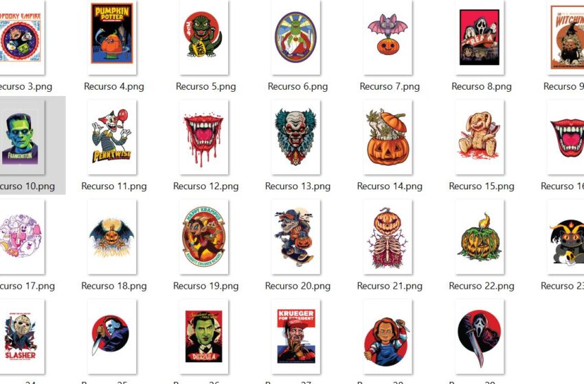 Vector Sublimar Playeras Halloween