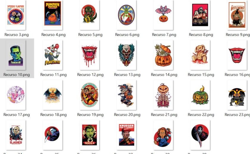 Vector Sublimar Playeras Halloween