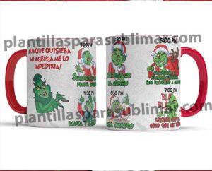 El-grinch-Mi-agenda-Plantilla-Taza