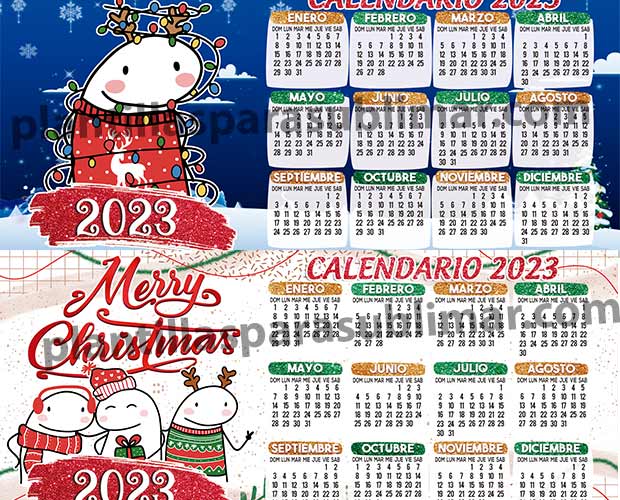 Flork-Navidad-Calendario-Plantilla-Taza