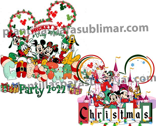 Mickey-y-sus-amigos-Navidad-Christmas-Png