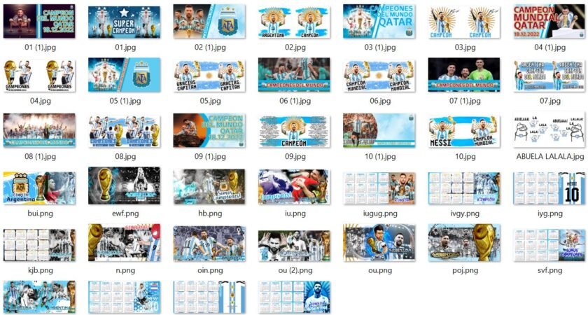 39 Plantillas Argentina Campeon Tazas Jarrones