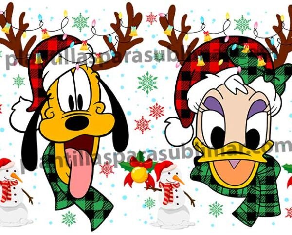 Pluto-Daisy-nAVIDEÑOS-PNG – Plantillas para sublimar