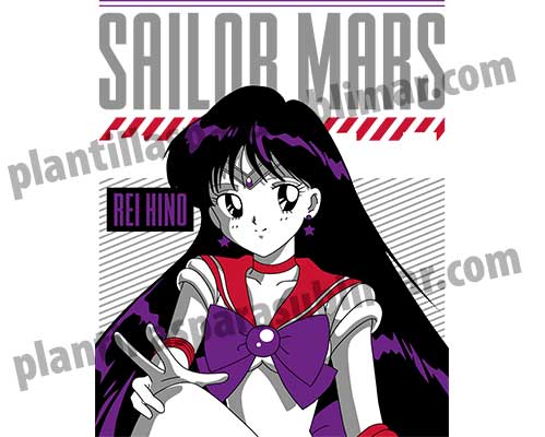 Sailor-Mars-Corte-Sublimacion-Vector