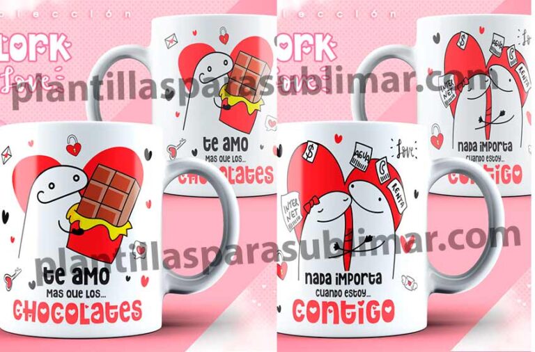 Flork Enamorados Plantillas San Valentin Tazas Plantillas Para Sublimar