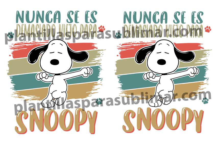 Nunca-se-es-demasiado-viejo-Snoopy-Vector