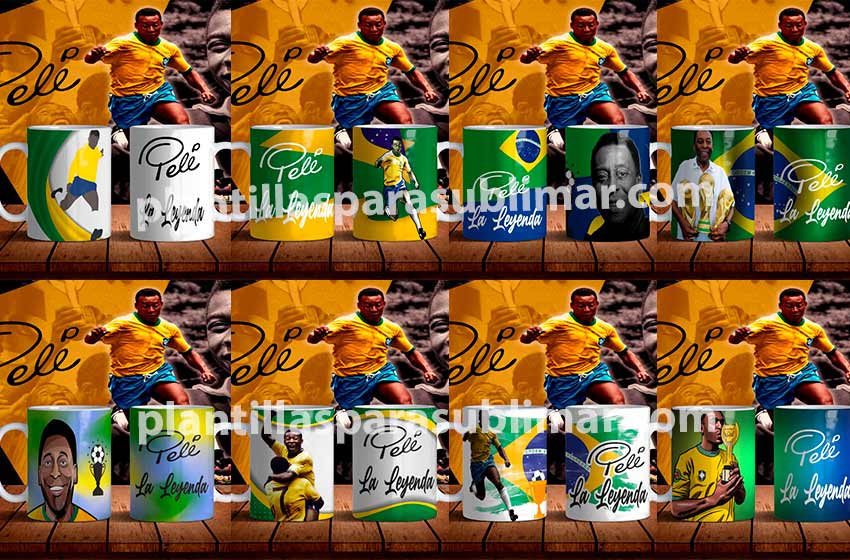 Pack-Plantillas-Pele-Brasil-Tazas