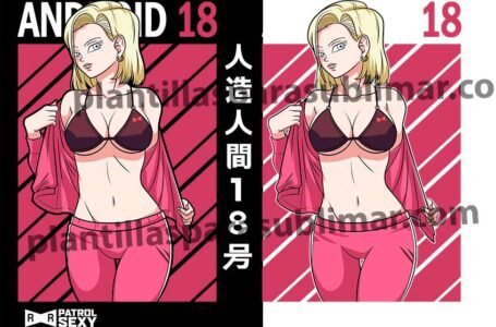 Androide-18-Vector-PNG – Plantillas para sublimar