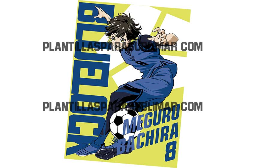 Blue-lock-Meguru-Vector-Corte-Sublimacion
