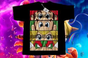 Mario-Personajes-Fondo-Negro