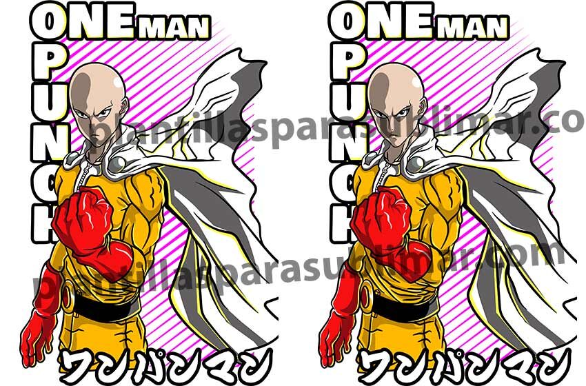 Vector One Punch Man Png Plantillas Para Sublimar