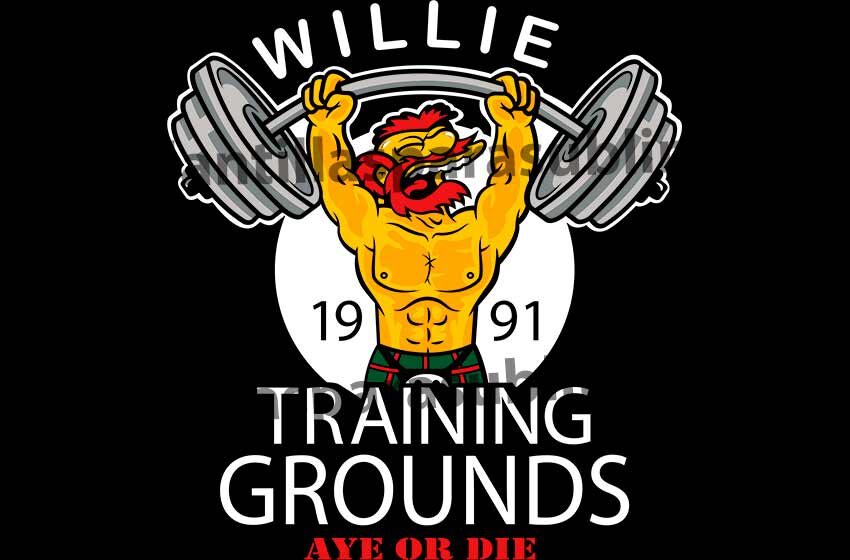  Willie-Training-Gym-Vector-Fondo-Negro