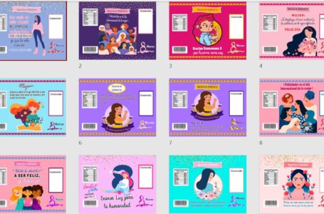 Chips Bag Dia de la mujer Editables PowerPoint
