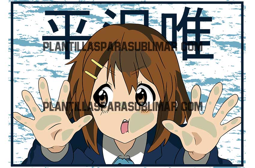 Gratis-Vector-Anime-K-ON--Yui-Hirasawa