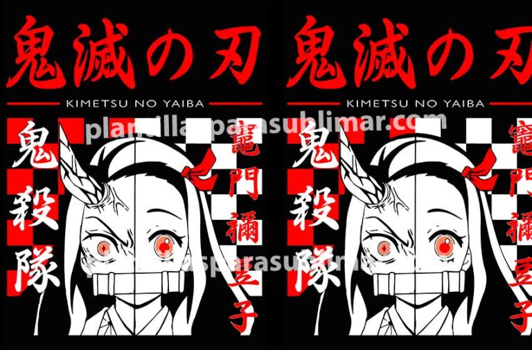 Kimetsu No Yaiba Nexuko Vector Plantillas Para Sublimar