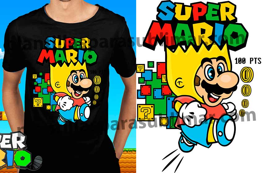 Super-Mario-Traje-Bart-Vector-PNG
