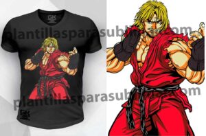 ken-street-fighter-vector-corte-sublimacion