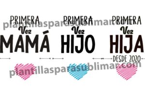 Primera-vez-Madre-hija-Plantilla