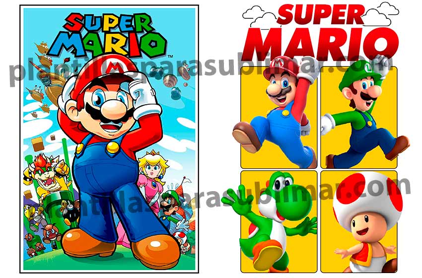 Super-Mario-Plantillas-Polos-Playeras