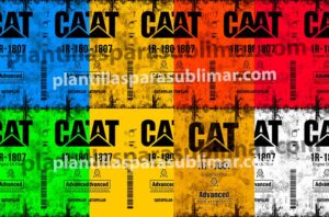 Tumbler-CAT-Blue-Oil-Filter-Aceite-Plantilla